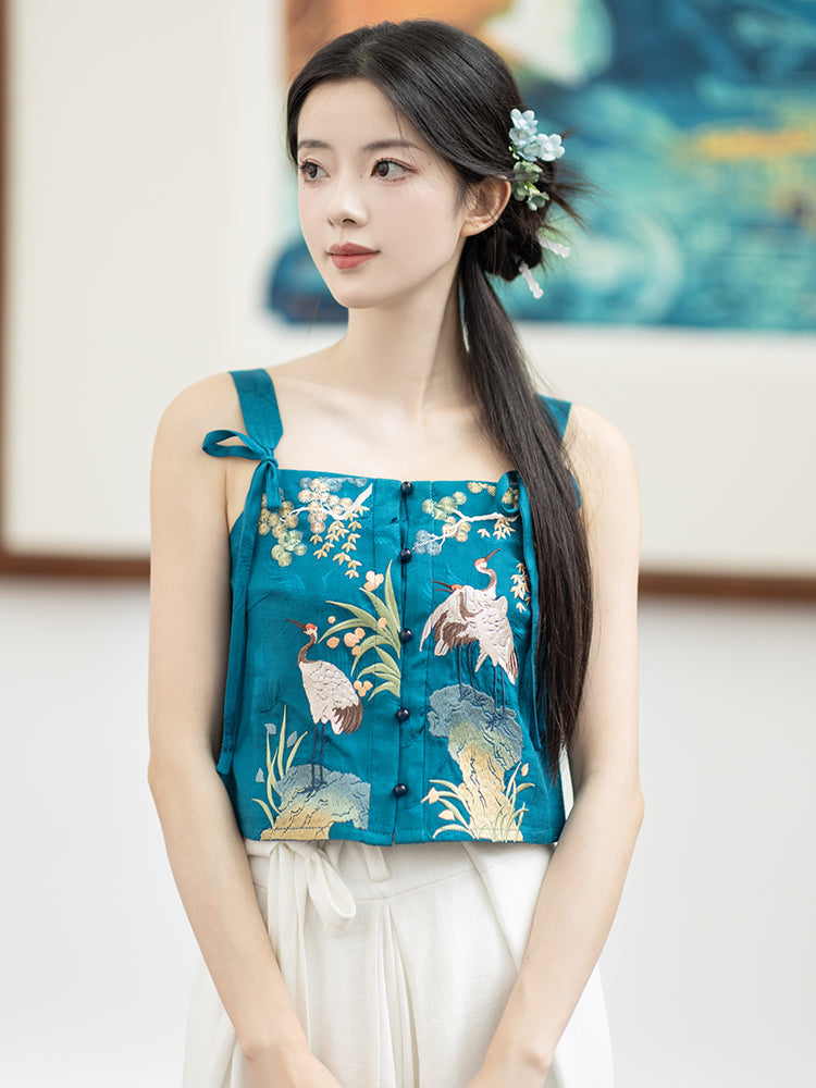 Ming-made main straight waist pants shorts Hanfu women ming HanFuDreams