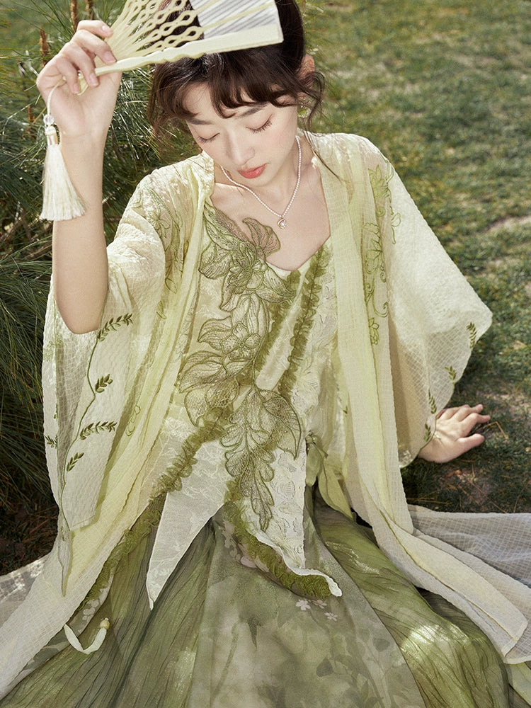 More than thirteen [Wonderful Neverland] embroidered Han element spring set modern HanFuDreams