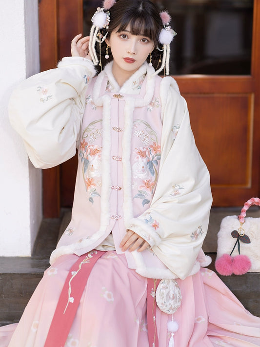 Ming-made short jacket horse dress Hanfu