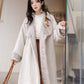 Chi Xia [Weaving Hua] Fleece Chenier Tang Coat Multi-colored Tang System