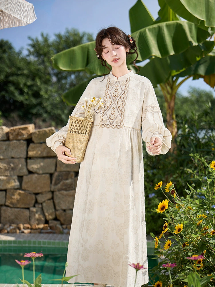 More than thirteen [sand search] 2025 autumn new pure cotton new Chinese dress modern HanFuDreams