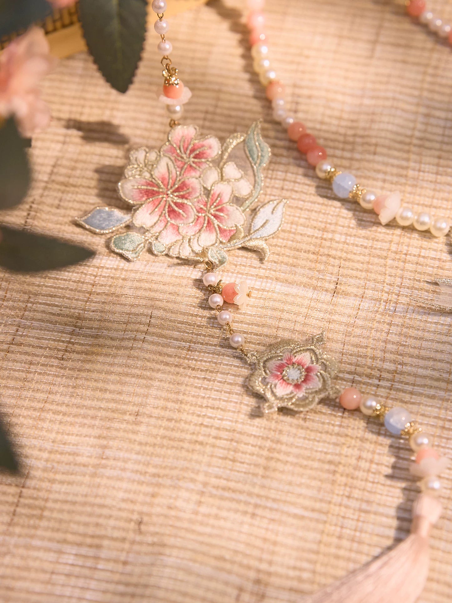 Flower Fairy Story [Yan Yunting] Original Ming-made Hanfu accessories Yingluo Back Cloud accessories HanFuDreams