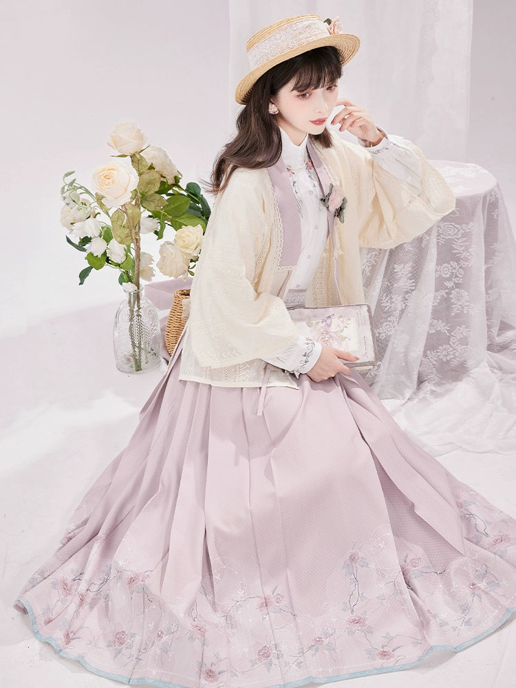 Ming cardigan shirt horse face hanfu ming HanFuDreams