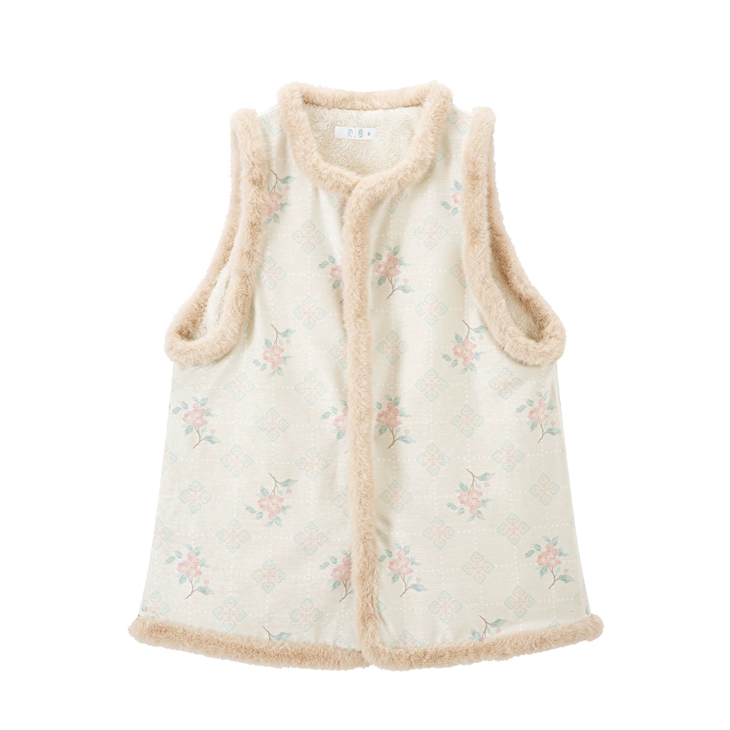 Chi Xia [Camellia Peach] Fleece Bijia Short Shirt Horse Face Skirt Ming ming HanFuDreams Fleece chenille S