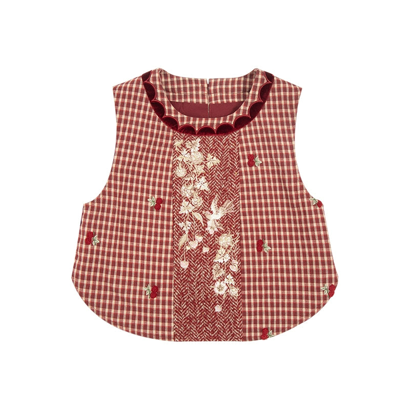 July Eve [Cherry Pie] Sweet coat short than a short horse skirt modern HanFuDreams Cherry Pie, Bijia XS