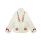 [snow neon] chenille jacquard jacket rope embroidered cotton-padded coat modern HanFuDreams jacket S