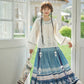 More than thirteen [西江望月] summer ethnic style suit Hanfu modern HanFuDreams two-piece set XS
