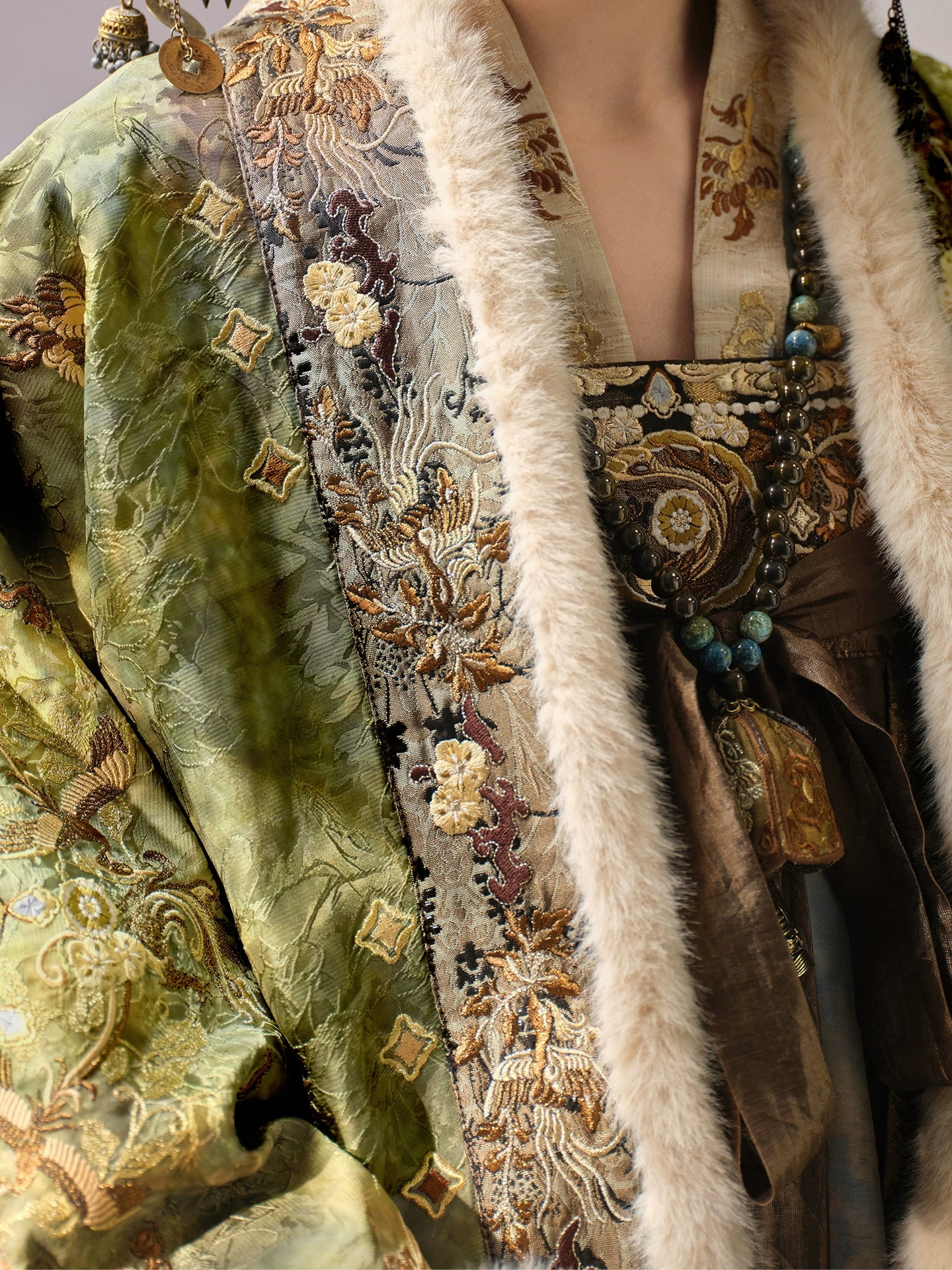 More than thirteen [Jingyun voiceless voice] velvet jacket chest skirt Tang tang HanFuDreams