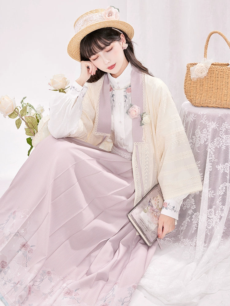 Ming cardigan shirt horse face hanfu ming HanFuDreams