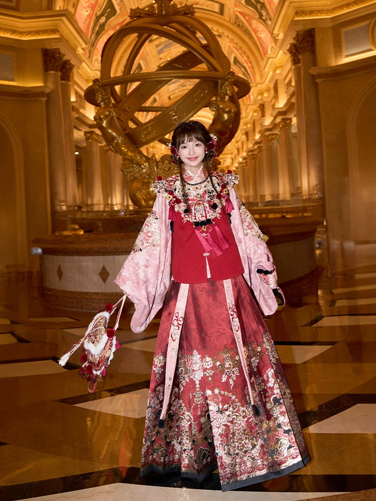 More than thirteen [Spirit Snake Shou Sui] New Year's clothing than a horse face skirt ming HanFuDreams