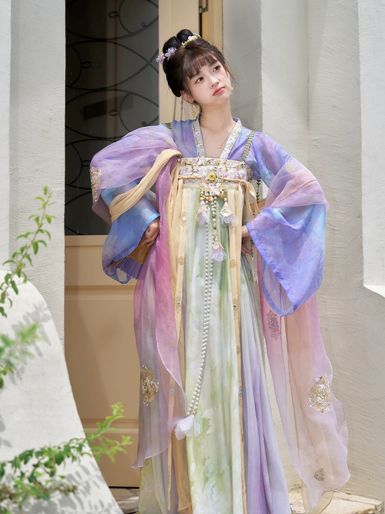 More than thirteen [three thousand looking for incense] chest-length skirt Tang-made Hanfu tang HanFuDreams