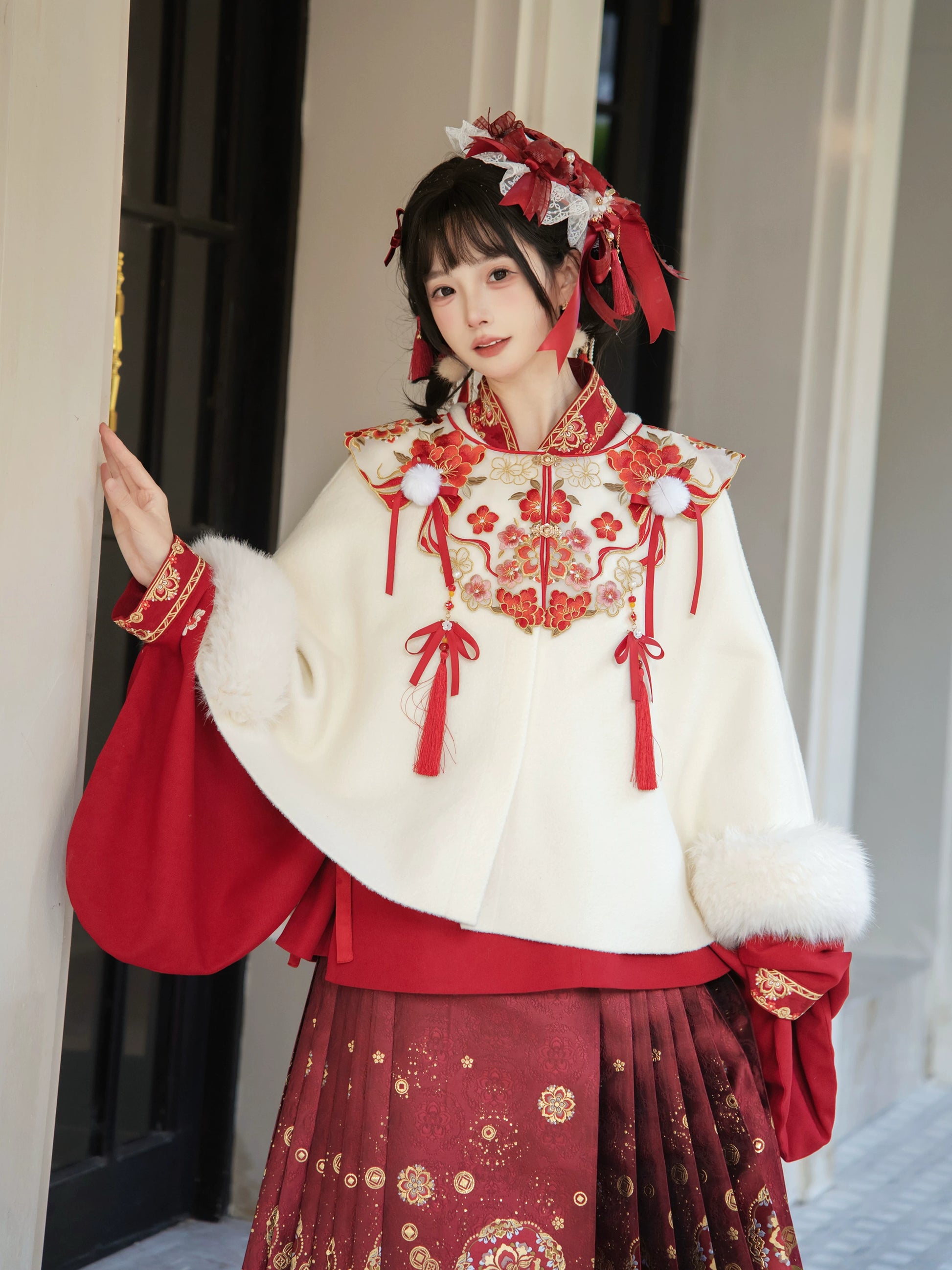 Flower Fairy Story [Gilt Pony] Pipa Sleeve Horse Dress Han-Yang Eclectic Set han HanFuDreams