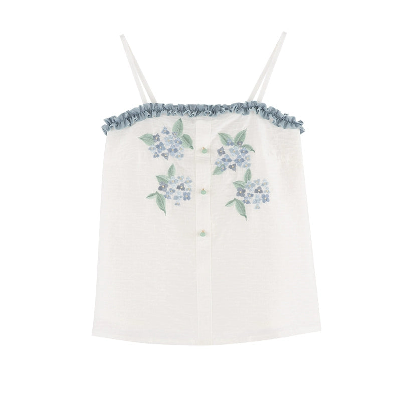 Song Dynasty short shirt Tencel suspender hundred skirts Hanfu song HanFuDreams Tencel sling S