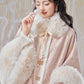 July Eve [Gold Powder] Gentle Jacket Closure Knitted Sweater Warm Jacket han HanFuDreams
