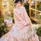 Flower Fairy Story [Yan Yunting] Pipa Sleeve Weaving Gold Horse Dress Set Ming ming HanFuDreams