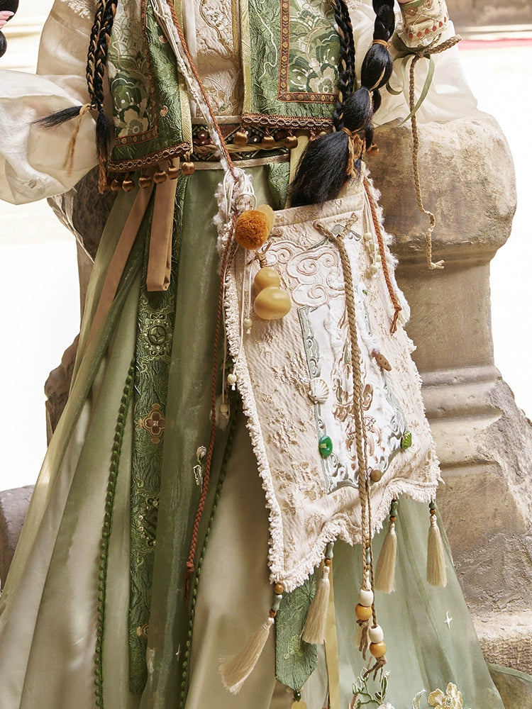 More than thirteen [dream catcher] oblique span jacquard bag gourd accessories embroidery tassel accessories HanFuDreams