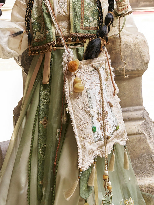 More than thirteen [dream catcher] oblique span jacquard bag gourd accessories embroidery tassel accessories HanFuDreams