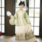 Flower Fairy Story [Shuiguang Mountain] Stand-up Neck Pipa Sleeve Horse Skirt Set Ming ming HanFuDreams