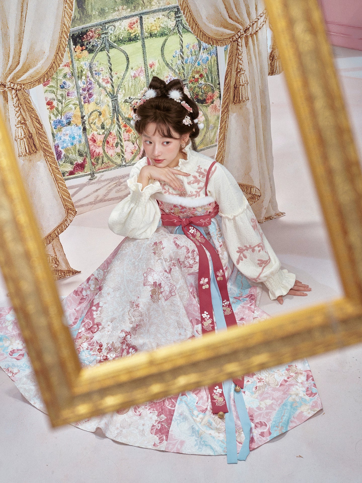 More than thirteen [cat letters] plush cloak suspender skirt Hanfu han HanFuDreams