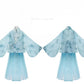 [Jade Waves] Printed Ming Style Hanfu Set ming Shisanyu