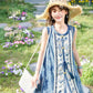 More than thirteen [壁上花] summer commuter denim national style suit modern HanFuDreams