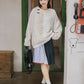 More than thirteen [Fengting Gui] 2025 autumn new waffle splicing skirt modern HanFuDreams